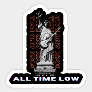 All time low Sticker